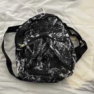 Stylish Black and White Backpack